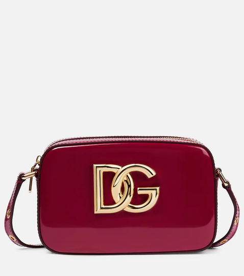 DG 3.5 patent leather crossbody bag
