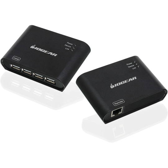 IOGEAR USB 2.0 4-Port BoostLinq Ethernet Kit