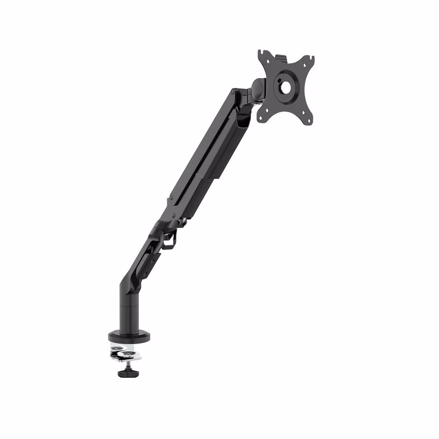Dams Triton Gas Lift Space-saving Double Monitor Arm - White