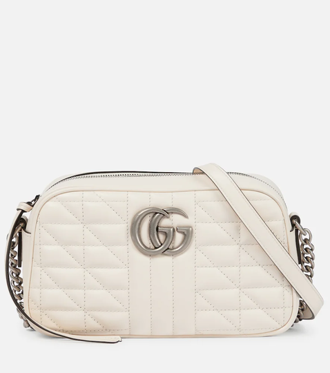 GG Marmont Small leather shoulder bag