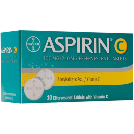 Aspirin Vitamin C Effervescent Tablets 10'S