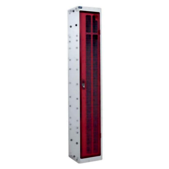 QMP Large Laptop & Tablet Storage Trolley 1200.1040.660 - 16 Tiers, 2 Doors - Ye