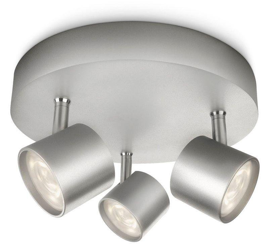 Philips myLiving Adjustable 3 Ceiling Spot Light - Aluminium