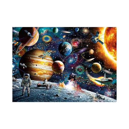 1000 Pieces Jigsaw Puzzles Education Learning Game Puzzle Adults - Space Planets
