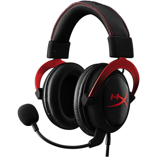 HyperX Cloud II Wireless - Gaming Headset for PC, PS4, Nintendo Switch, Long Battery Life (up to 30 hours), 7.1 Surround Sound, Detachable Noise