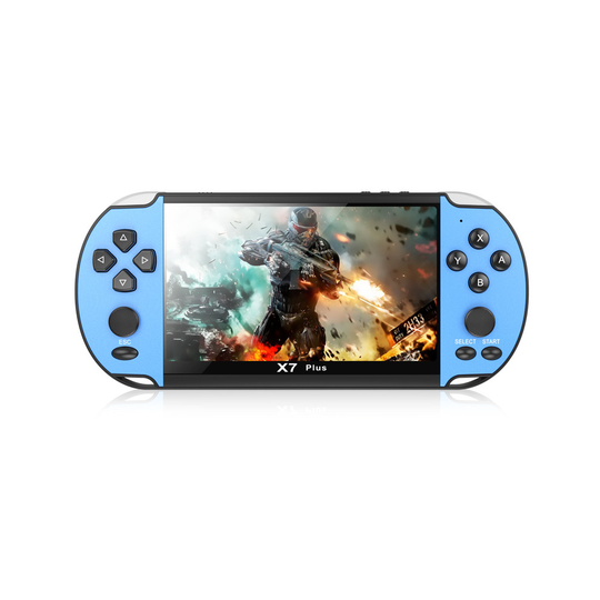 X7 Plus Handheld Game Console | 5.1 Inch LCD Screen Portable Pocket Video Game Console