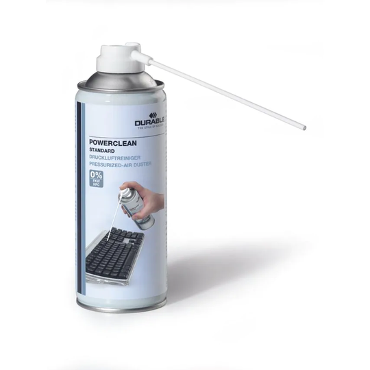Durable Durable Powerclean Air Spray Duster Standard 400ml 579619