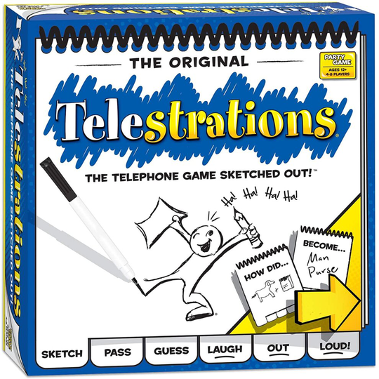 USAopoly TELUK01 Telestrations, Mixed Colours