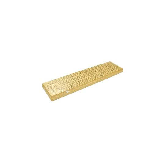 CHH Natural 2-Track Wood Cribbage Board Game