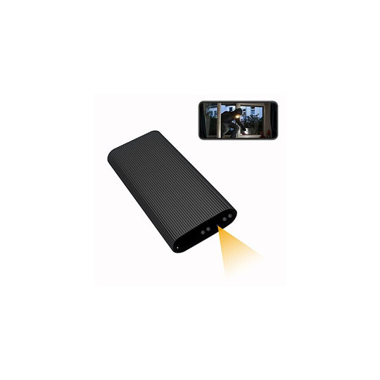 1080P Portable WiFi Power Bank Camera with Motion Detection and Night Vision, Mini Nanny Security Camera