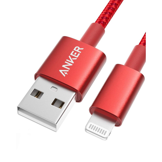 Anker iPhone Charger Cable - Apple MFi Certified 6ft/1.8m Lightning Cable Premium Nylon Apple Charger Fast Charging Cable with Lifetime Warr