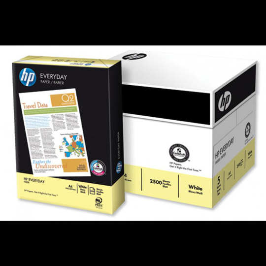 HP Everyday A4 75gsm White Paper 1 Ream (500 Sheet) - Pack of 5