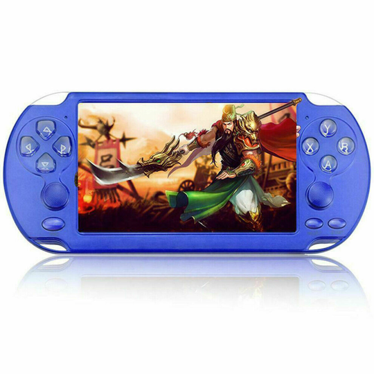 (X9 5.1'' Blue) Handheld Game Console Player Portable Video Game Consoles Christmas Gift