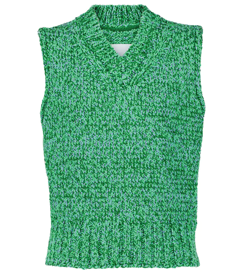 Wool-blend sweater vest