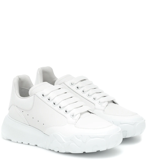 Court leather sneakers