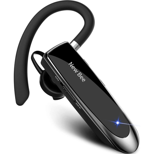 Bluetooth Earpiece Headset V5.0 Handsfree 24h Talking iPhone Android