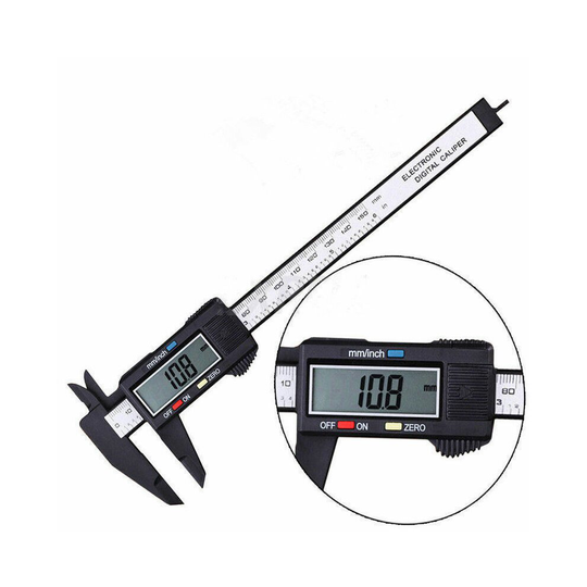 150mm LCD Digital Depth Gauge Caliper Vernier Micrometer Scale