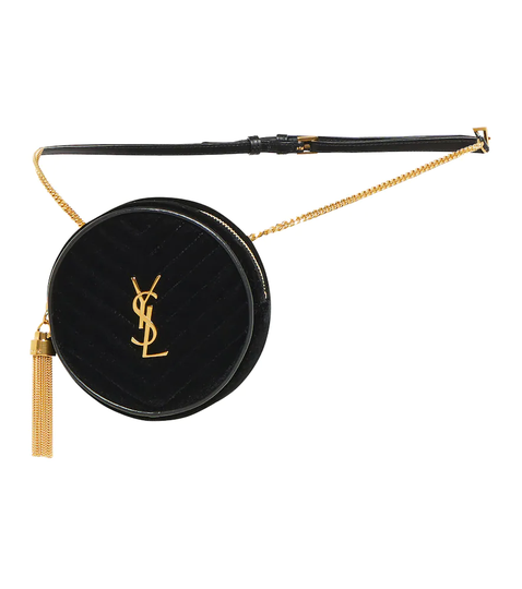 Vinyle Mini velvet belt bag