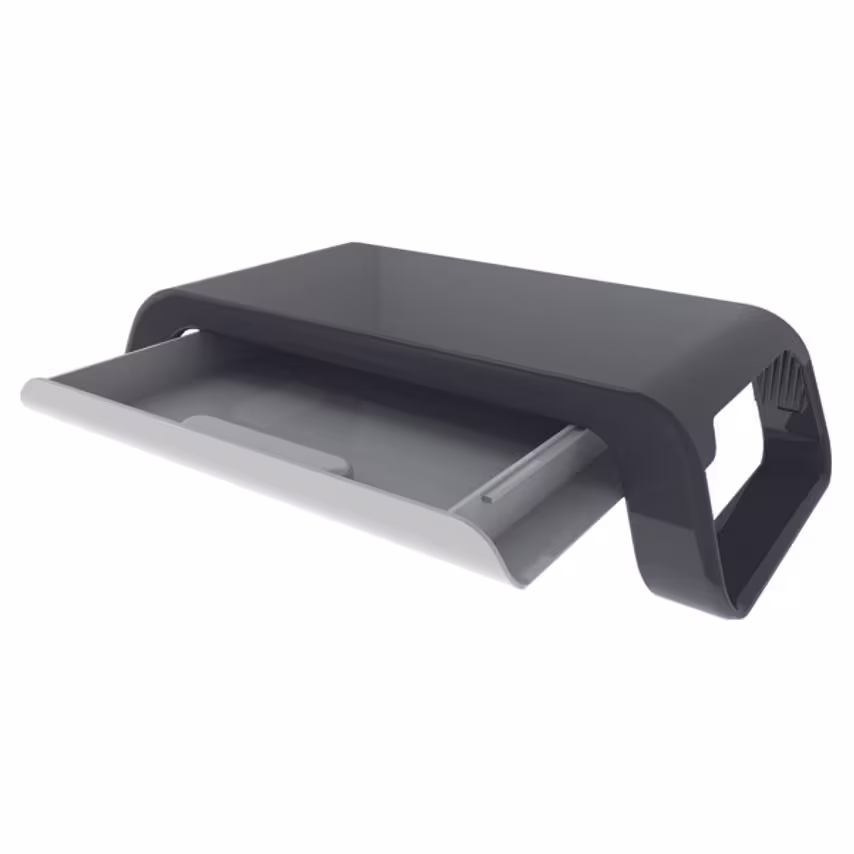 Contour Ergonomics Monitor Stand with Drawer Black CE05539