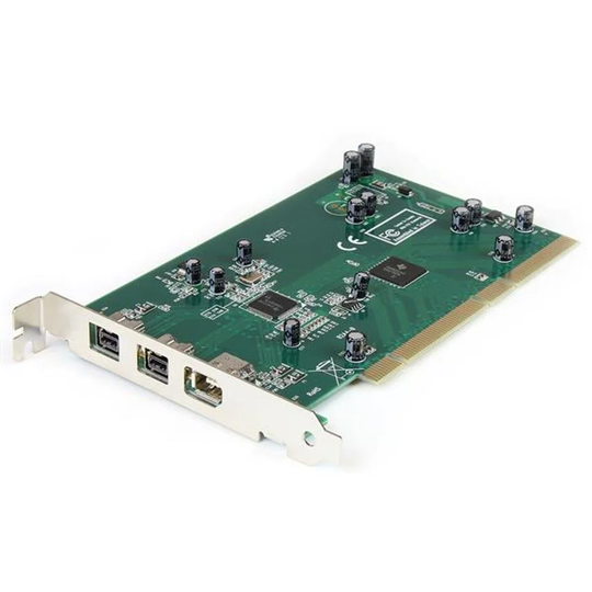 Startech 3 Port PCI 1394b FireWire Card with DV- you get 3