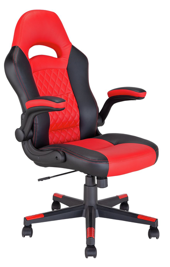 Argos Home Raptor Faux Leather Gaming Chair - Red