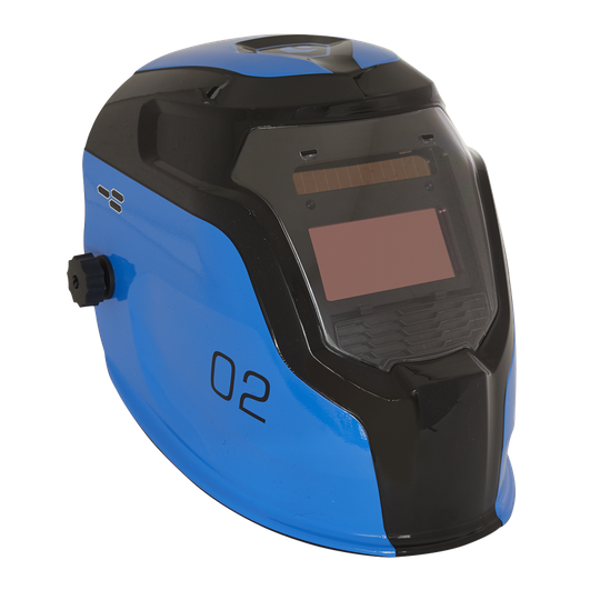 Sealey Auto Darkening Welding Helmet Shade 9-13 - Blue