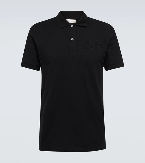 Logo cotton polo shirt