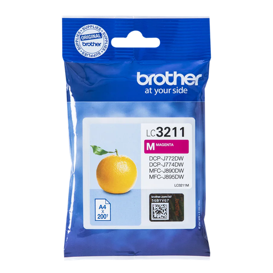 Brother Brother Magenta Ink Cartridge 12ml - LC3211M