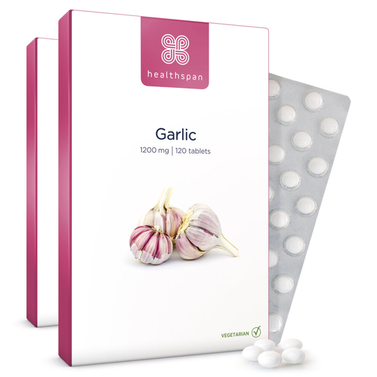 (240 Tablets) Healthspan Garlic 1,200mg, Vegetarian