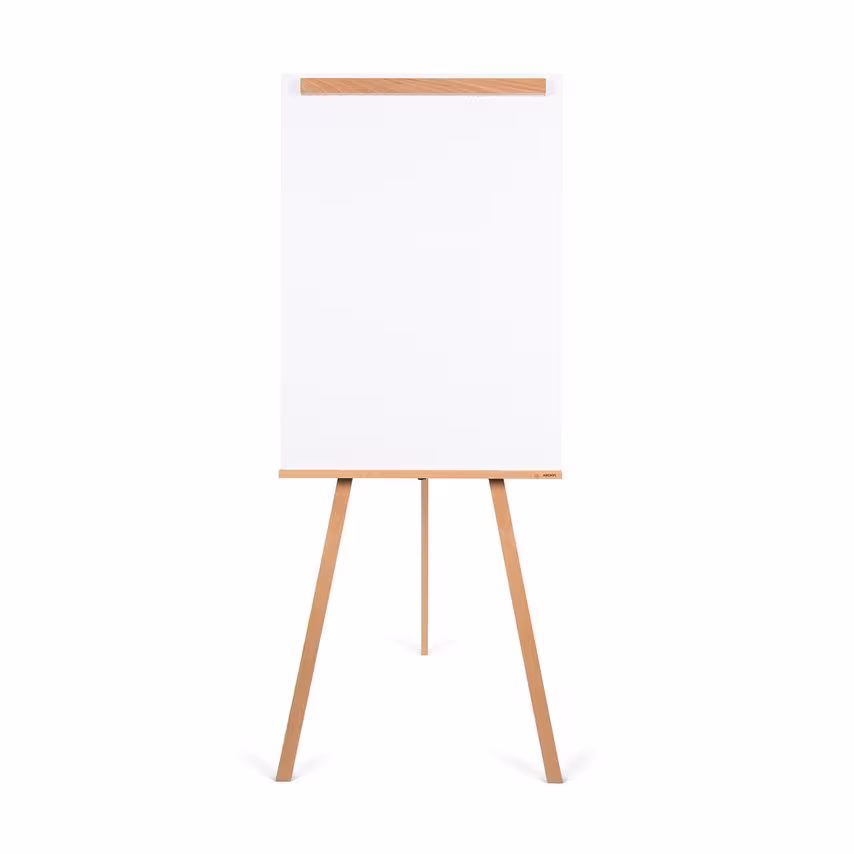 Archyi Angolo Flipchart Tripod Easel, with a dry wipe magnetic surface, 75 x 106
