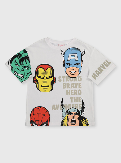 Marvel Avengers White T-Shirt - 13 years