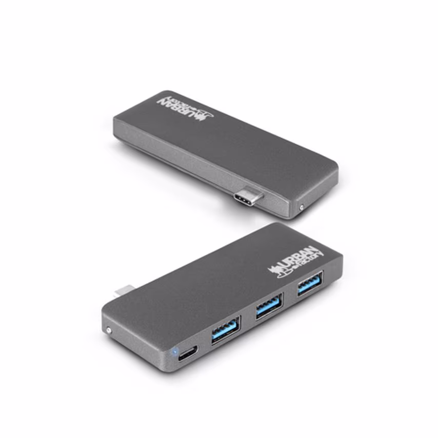 Urban factory Hubee Hub 3.0 Input Usb-C- you get 4