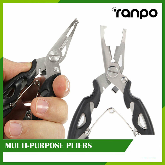Fishing Pliers Split Ring Scissors Wire Cutter Hook Tool