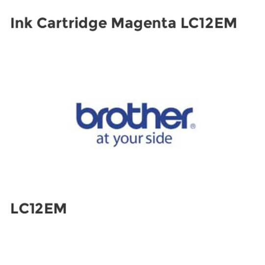 Brother Ink Cartridge Magenta LC12EM