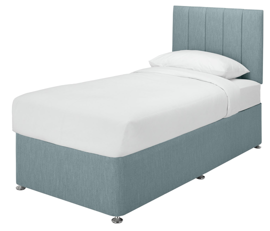 Argos Home Bircham Memory Single Divan - Duck Egg