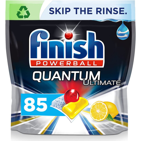 Finish Quantum Ultimate Dishwasher Lemon Scent Pack of 85 Tablets