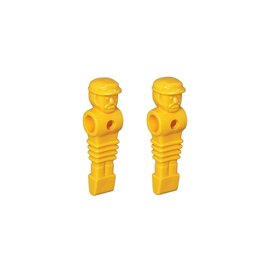 2 Yellow Imperial Replacement Foosball Men