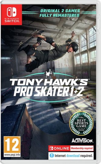 Tony Hawk's Pro Skater 1 + 2 Nintendo Switch Game