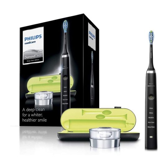 Philips Black Sonicare DiamondClean Electric Toothbrush With USB Travel Charger