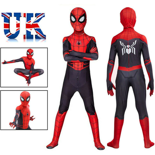 (M) Kids Spider-Man Far From Home Cosplay Costume Suit