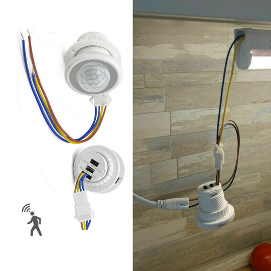 PIR Infrared Body Motion Sensor Detector Control Switch Light Lamp 100- 240V