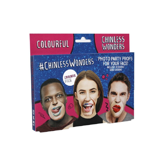 Chinless Wonders Colourful Mask (Pack of 10)