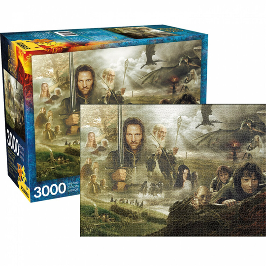 The Lord of the Rings Saga GIANT 3000 piece jigsaw puzzle 1150mm x 820mm (nm)