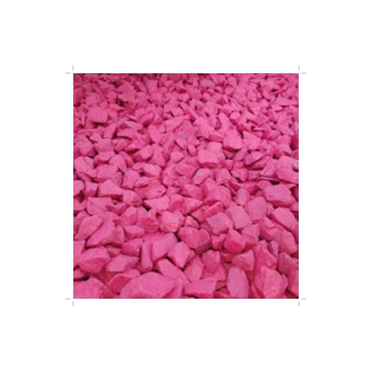 (Pink) 2kg Coloured Garden Stones 10-25mm