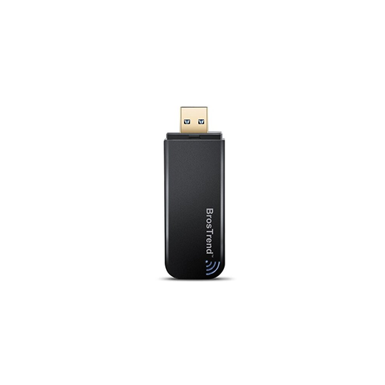 BrosTrend 1200Mbps USB WiFi Dongle for Laptop, WiFi Adapter for Desktop PC of Windows 11/10/8.1/8/7/XP, USB 3.0, AC1200 Dual Band 5GHz 867Mbps +