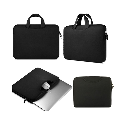 (HP Chromebook 14 G4 (14"inch), Black) Bag With Handles Case Cover Pouch For 14"inch HP Laptops