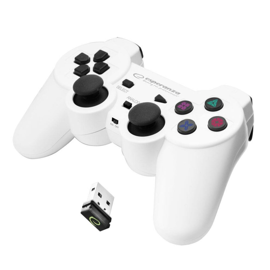 Wireless Gamepad for PC/PS3, GX600 - White