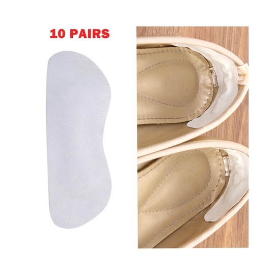 10 Pairs Soft Heel Cushion Inserts Self-Adhesive Foot Care Shoe Pad Prevent Blisters