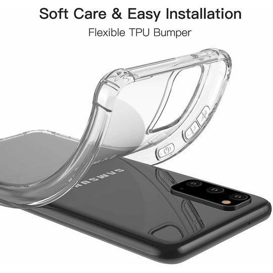 Shockproof Clear Gel Case for Samsung S20 Ultra (6.9)