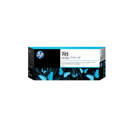 HP HP 745 Photo Black Standard Capacity Ink Cartridge 300ml - F9K04A